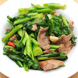 ผัดผักคะน้าน้ำมันหอย