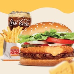 ชุดสุดคุ้ม วอปเปอร์จูเนียร์ (หมู) ชีสยืด