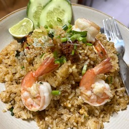ข้าวผัดกุ้งซอส XO