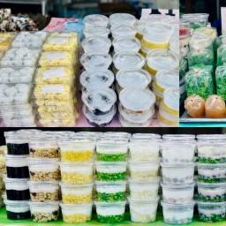 ร้านเจ้นาขนมไทย ขนมน้ำ (ตลาดวัดตะกล่ำ)