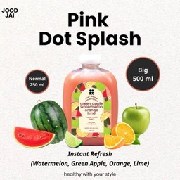 Pink Dot Splash Cold-pressed