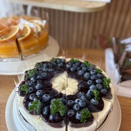 เค้ก บลูเบอรี่ชีสพาย