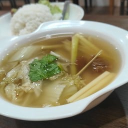 ซุปผักกาดขาวมะนาวดอง