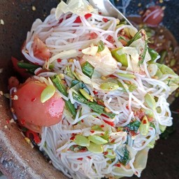 ตำซั่วขนมจีนทะเล