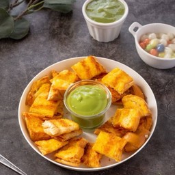 ขนมปังปิ้งสังขยาใบเตย.