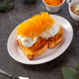 ขนมปังปิ้งไอติมฝอยทอง.