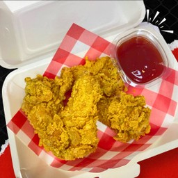 ปีกบนไก่ทอด 4 ชิ้น