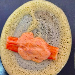 ปูอัดเบนโตะ+น้ำสลัดไข่กุ้ง