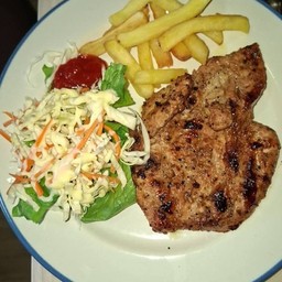 สเต็กไก่พริกไทยดำ