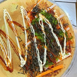 ยำสาหร่าย ปูอัด สาหร่ายอบแห้ง