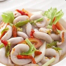 ยำไส้อ่อนหมู