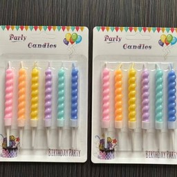 เทียนเกลียวพาสเทล