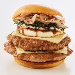 โอโคโนมิยากิ เบอร์เกอร์หมู (ดับเบิ้ล)