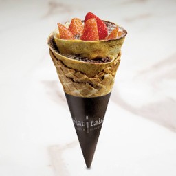 เครปสตอรว์เบอร์รีและนูเทลล่า