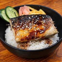 ข้าวปลาซาบะย่าง