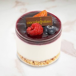 ชีสเค้ก ราดซอสมิกซ์เบอร์รี่