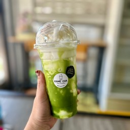ชาเขียวปั่นมะพร้าวนมสด