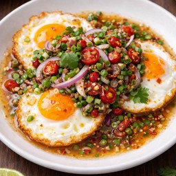 Spicy Fried Egg Salad