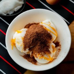 ไอติมกะทิไข่แข็งภูเขาไฟ.