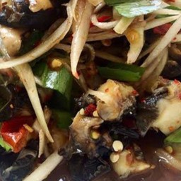 ตำลาวใส่หัวหอย