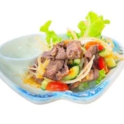 ยำเนื้อออสเตรเลีย Spicy Australian Beef Salad