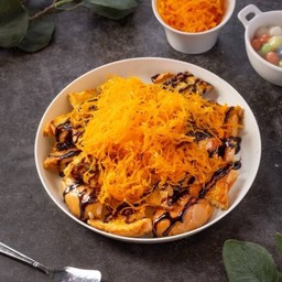 ขนมปังปิ้งเนยช็อคโกแลต ฝอยทอง.