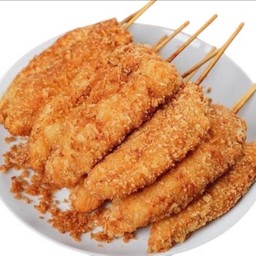 ไก่เสียบไม้ทอดกรอบ[2ไม้]