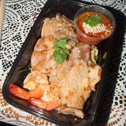 ย่างให้ หมู