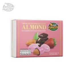 อัลมอนด์เคลือบช็อกโกแลตรสสตรอเบอรี่