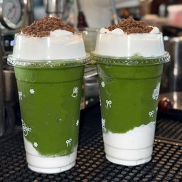 ชาเขียวปั่นครีมชีส 1x 22oz
