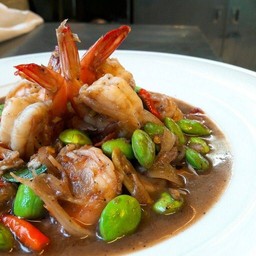 ผัดกะปิสะตอราดข้าว