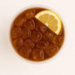 ชามะนาว เสริฟพร้อมน้ำแข็ง แก้ว 16 oz (เลือกความหวานไม่ได้ )