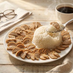 ข้าวไก่ยอเวียดนาม อบ ไม่ทอด หน้าล้น