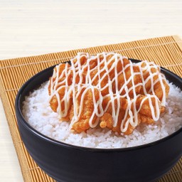 ข้าวไก่คาราอาเกะ มายองเนส