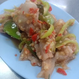 ข้าวหมูผัดน้ำพริกกะปิ+หมูหวาน+เป๊ปซี่ 340 มล