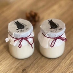 Hojicha Milk Pudding