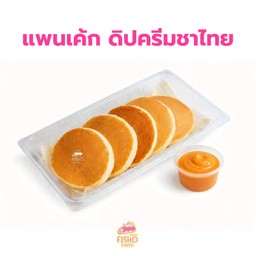 แพนเค้ก ดิปครีมชาไทย