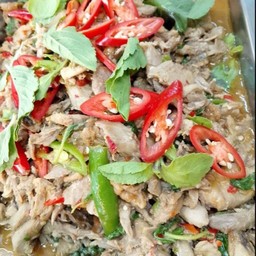 ผัดกระเพราเป็ดย่าง