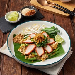 เกี๊ยวกรอบผัดไทยหมูแดง 🐷