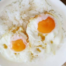 ข้าวราดไข่ดาว 2ฟอง