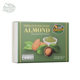 อัลมอนด์เคลือบช็อกโกแลตรสมัทฉะ