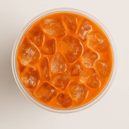 ชาเย็น  เสริฟพร้อมน้ำแข็ง แก้ว 16 oz (เลือกความหวานไม่ได้ )