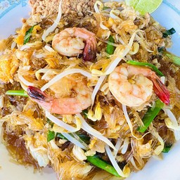 ผัดไทกุ้งวุ้นเส้น