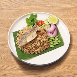 ข้าวคลุกปลาทูไทย น้ำยำมะม่วง