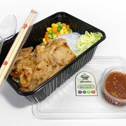 หมูกระทะย่างให้พร้อมทาน