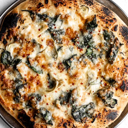 Pizza Spinach / พิซซ่า ผักโขมชีส เบคอน  ขนาด 12 นิ้ว