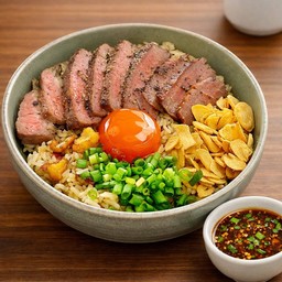 ❤️🔥ข้าวผัดมันเนื้อ x เนื้อย่างซอส🥩✨