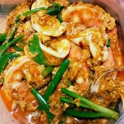 (เป็นกับ) ผัดผงกะหรี่