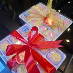 วุ้นถุงทองมงคล 12 ชิ้น คละสีนะคะ