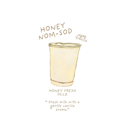 นมสดน้ำผึ้ง เย็น